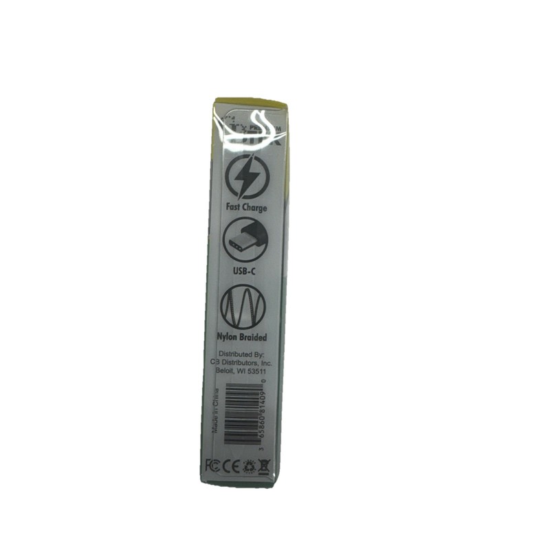 CBTEK iPhone 4ft Type-C USB 2.0 Type-C Charging + Sync Cable, Black gallery