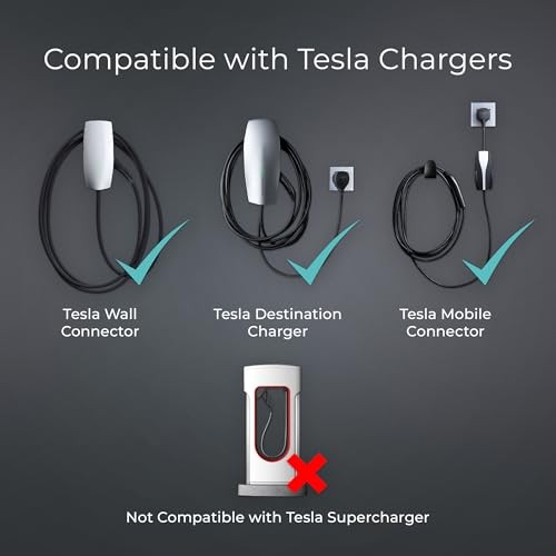 Lectron Tesla to J1772 EV Charging Adapter – NACS Converter Tesla High Powered gallery