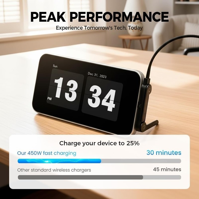 240W Braided Fast Charge Cable with Built-in Phone Stand,T-Shaped Durable Holder gallery