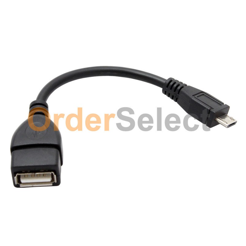 Micro USB OTG Cable Adapter Cord Data USB Male to USB 2.0 Female For Android