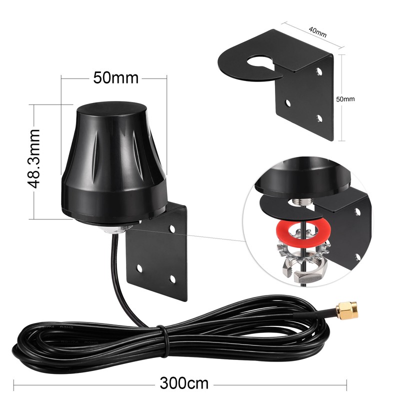 Straight Talk ZTE Wireless Home Phone Z723EL External Fixed Mount Antenna SMA 3m gallery