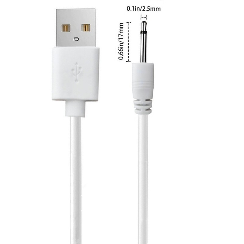 Replacement DC Charging Cable USB 2.0 To DC 2.5mm Fast Charger Cord Adapter gallery