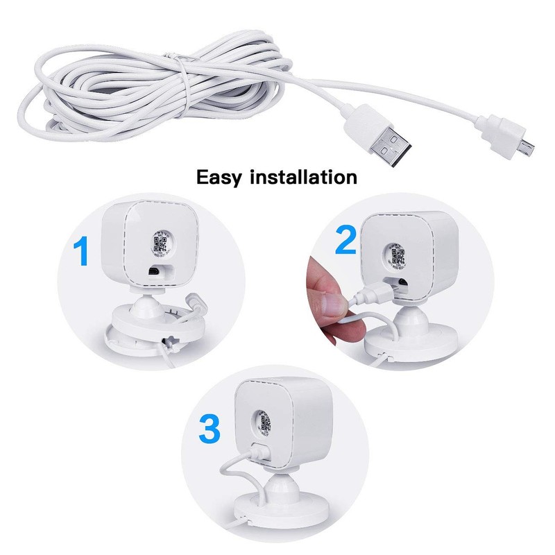 30ft/9m Power Extension USB Cable for Blink Indoor, Compatible with Blink Min... gallery