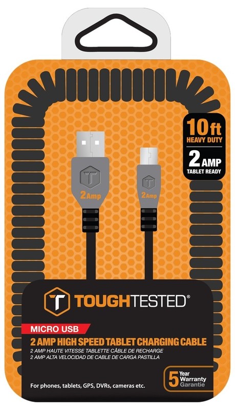 ToughTested TTCC10MICRO 10 ft Heavy‑Duty Micro USB Charging & Sync Cable