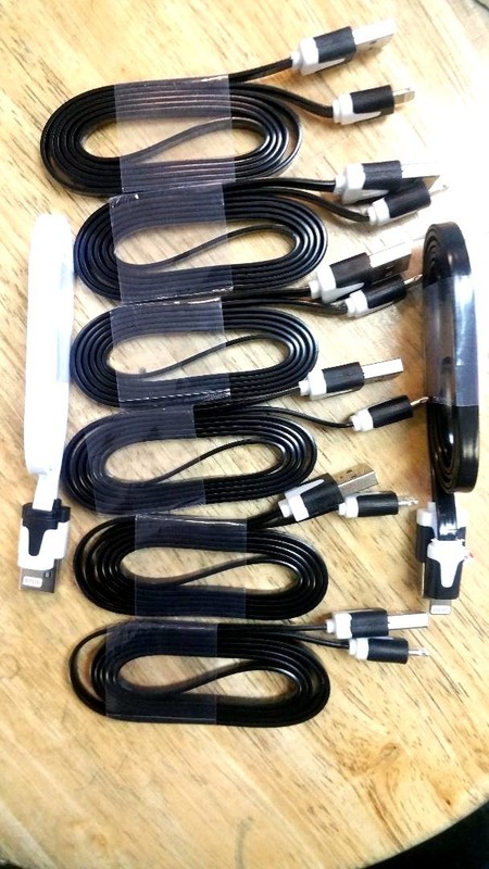 generic flat cable unbreakable data cable for iPhone