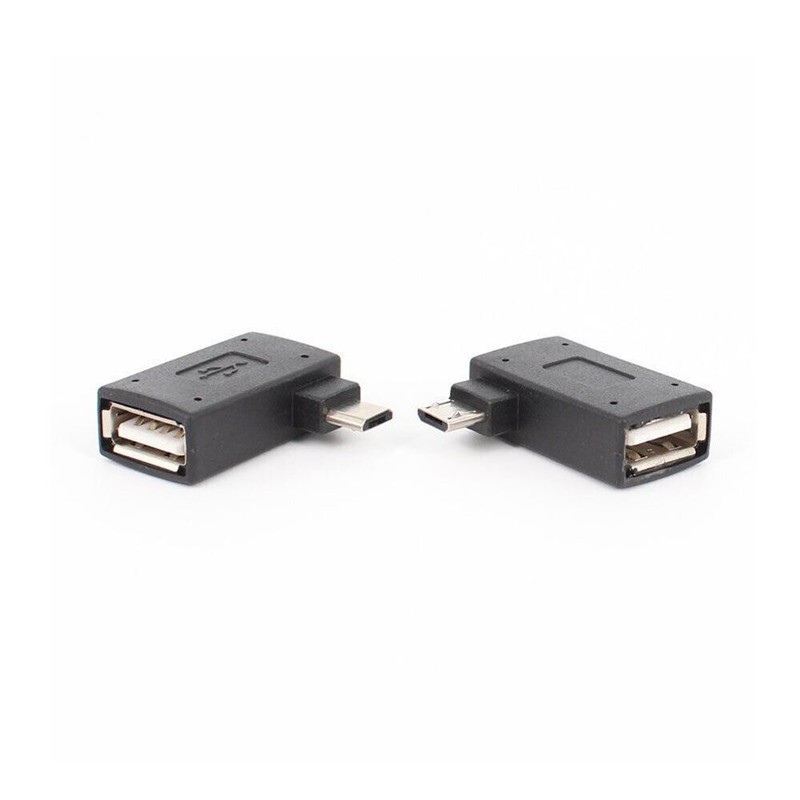 1x Right Angled 2in1 Powered Micro USB OTG Adapter for Fire Stick/Host Devices gallery