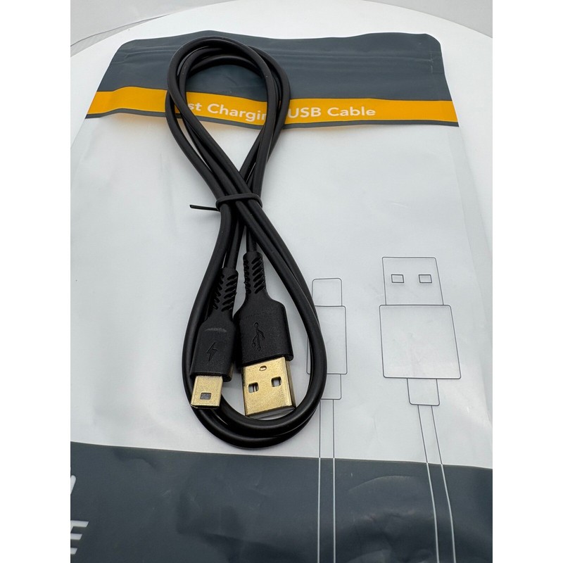 ULIFTUS USB to Mini USB Cable Fast Charging Cord 3.3ft Black NEW gallery