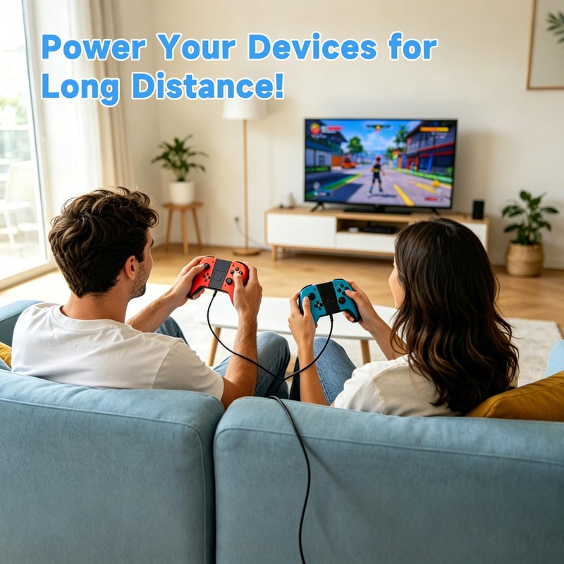 1 PCS 10ft/3M USB C Cable Charging Data Cord A To C Power Home Cam Black gallery
