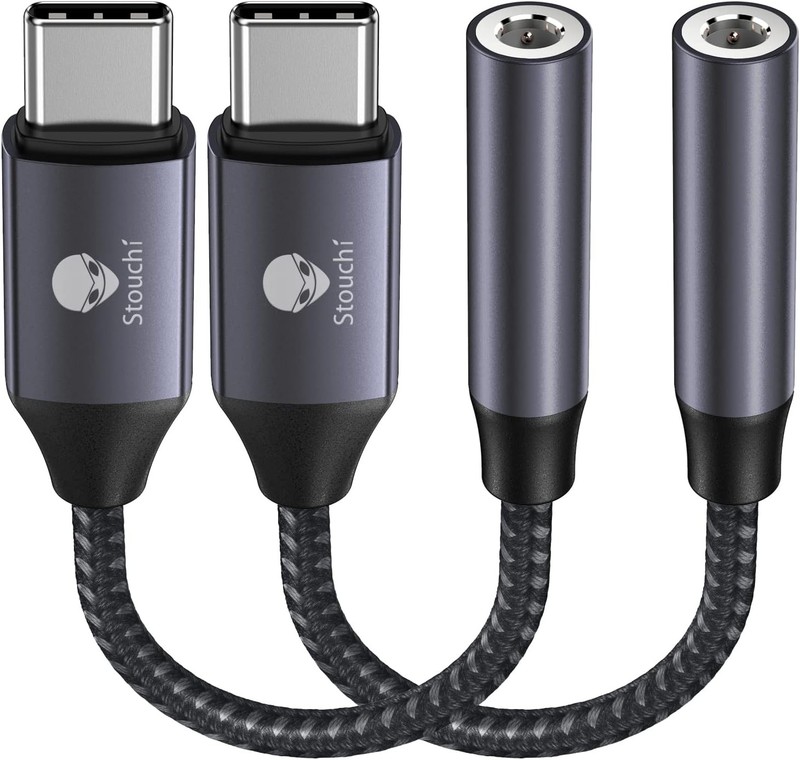 USB C to 35mm Audio Adapter HiFi DAC Chip