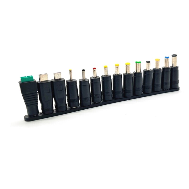 Universal Power Adapter Tips Connector 5.5x2.1mm Set for Laptop Charger 14 in 1 gallery