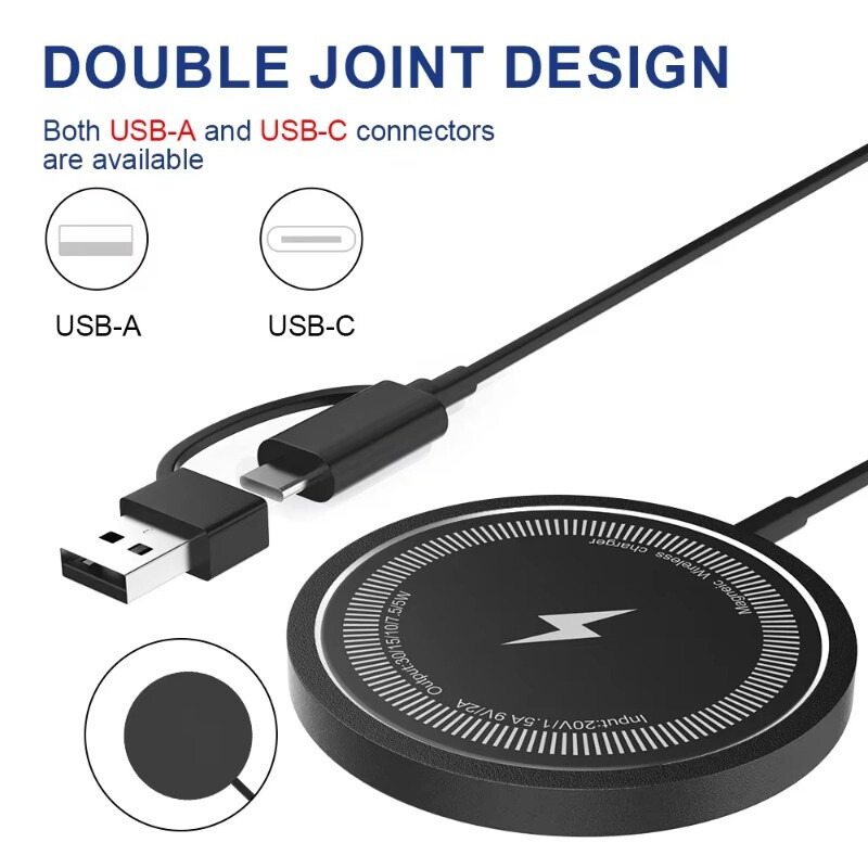 For Apple iPhone 16 15 14 13 Pro Max Mag safe Wireless Fast Charger Magnetic Pad gallery