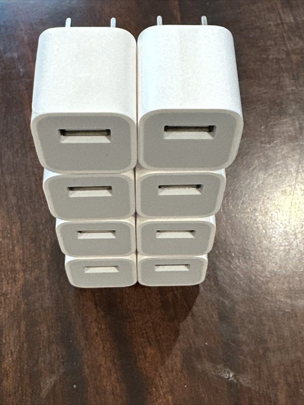 8x OEM Wall Charger Adapter Power Block USB Apple iPhone 5 6 7 8 XS XR gallery