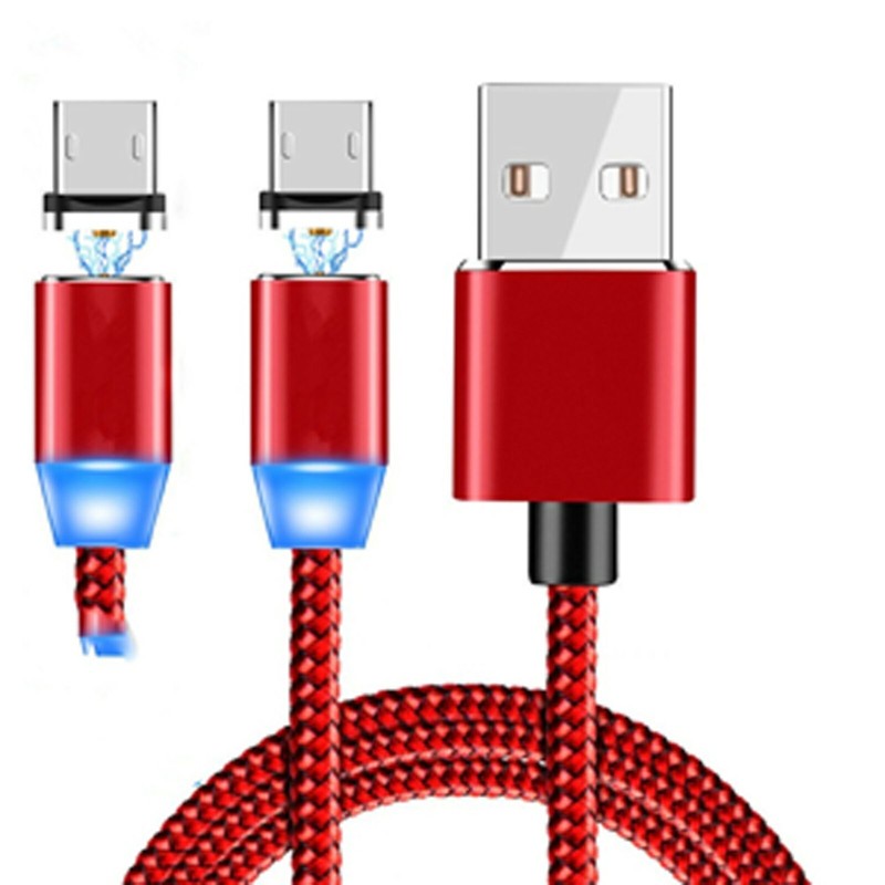 Flexible Data Fast Charging Cord Sync Charger Long Cable for Xiaomi Phones RED gallery