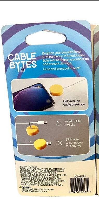 Charger Cord Protectors Game Controller iJoy Cable Bytes Cellphone iPhone gallery
