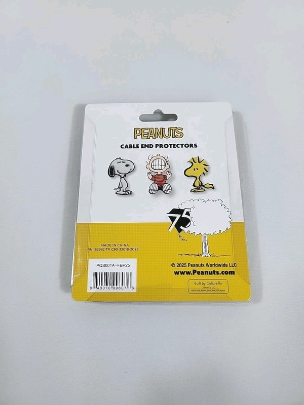 75 Years Peanuts Snoopy, Woodstock, And Linus Cable Protectors New gallery