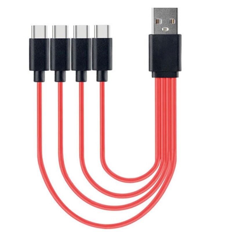 4 in 1 Convert Type C USB Cable For Tablet Laptop Phone Cord Splitter FastCharge