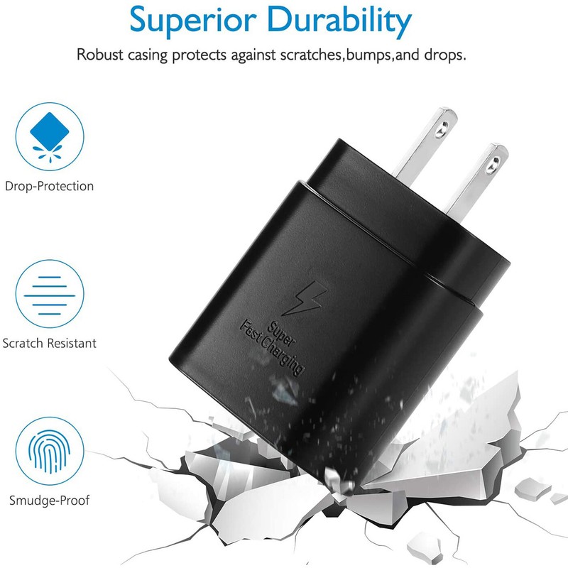 Samsung Galaxy S23 S22 Ultra Super Fast Charging USB-C Wall Charger USB-C Cord gallery