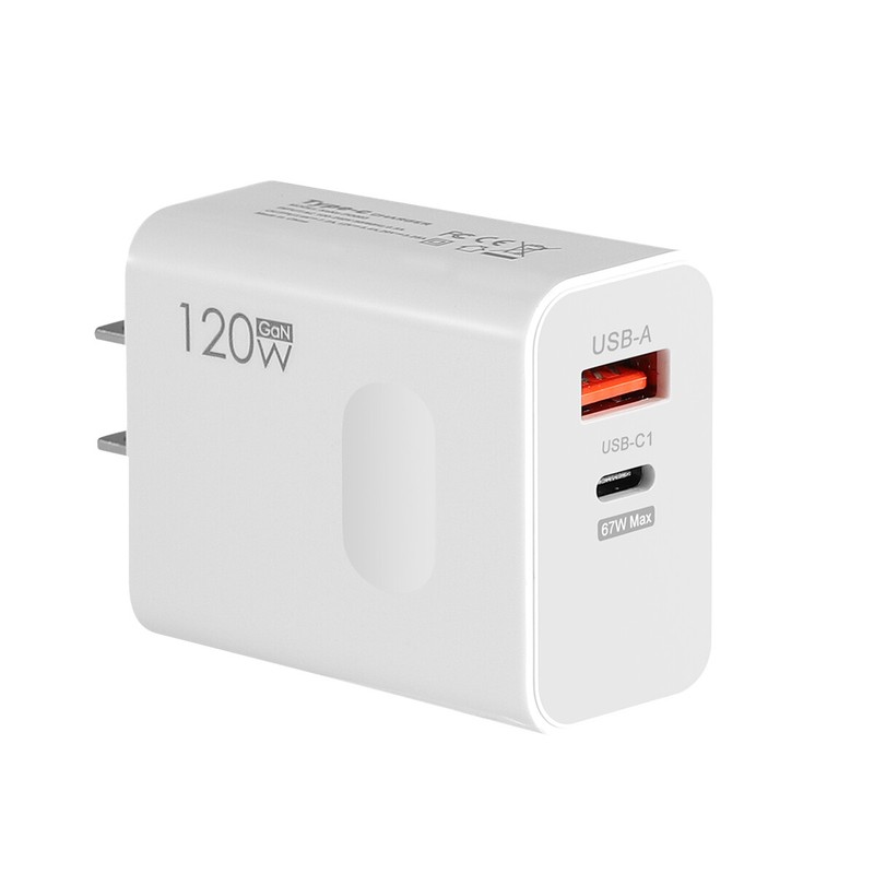 2PCS 120W PD Fast Charger Wall Power Adapter USB A Type C For iPhone 15 14 13 12 gallery