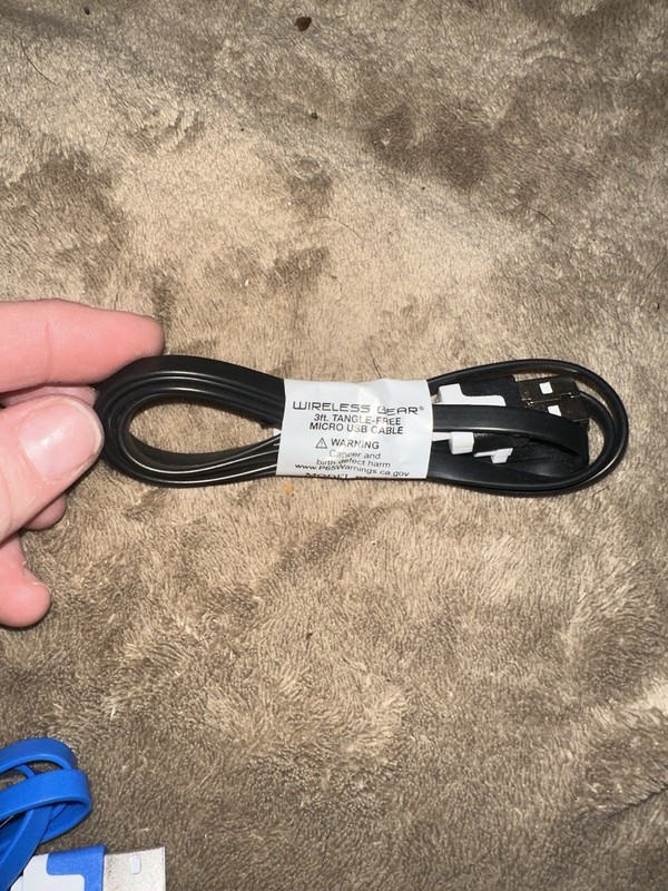 Wireless Gear Micro-USB Cables - 3ft Tangle-Free - Choose Your Color Lot gallery