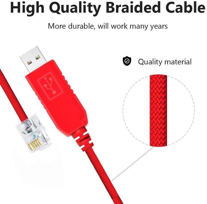 Feanteek USB to RJ12 Cable for Meade #507 Cable LX200 & LX-ACF Models Meade L... gallery