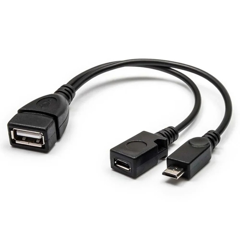 Micro USB Host OTG Cable with USB Power for Android Tablet Samsung/HTC/Nexus/LG gallery