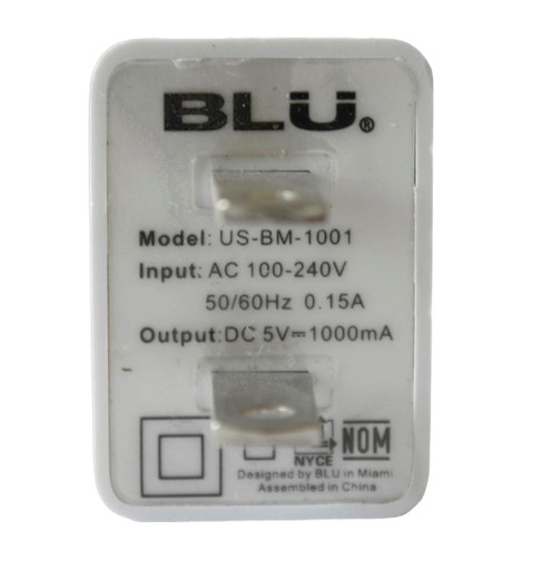 OEM BLU AC TRAVEL ADAPTER USB WALL CHARGER US-BM-1001 5V 1000mA gallery