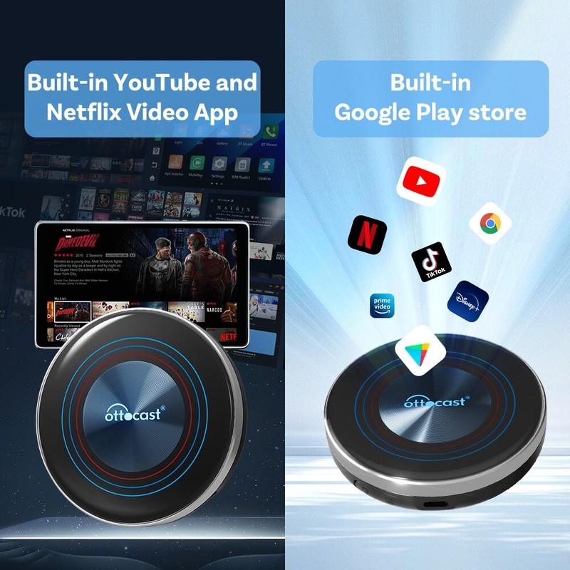 Ottocast I3 Android Multimedia AIBOX for BMW Wireless Carplay Streaming Box US gallery
