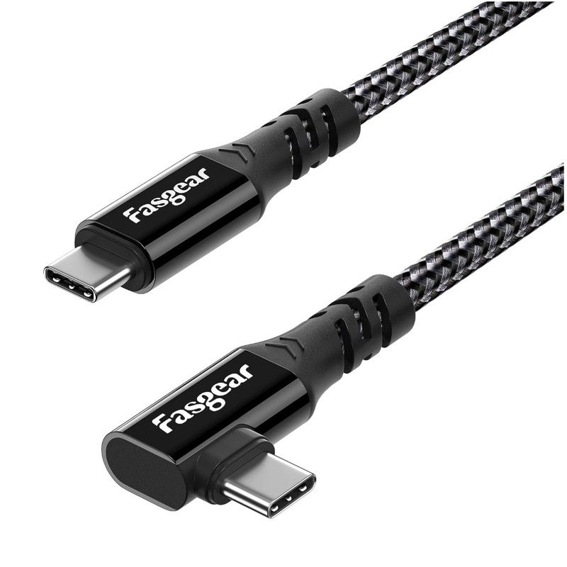 90 Degree USB C Cord for Macbook Pro, iPad Pro, Galaxy S21