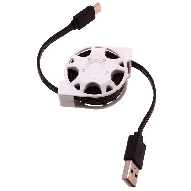 For Moto G/G Power/G Play/Edge/Plus/Stylus- USB Cable Retractable Type-C