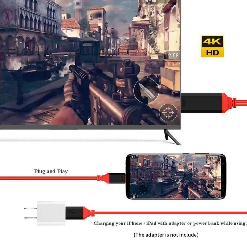 6ft USB Type C to HDMI TV HDTV Cable Converter Adapter For Macbook Android Phone gallery