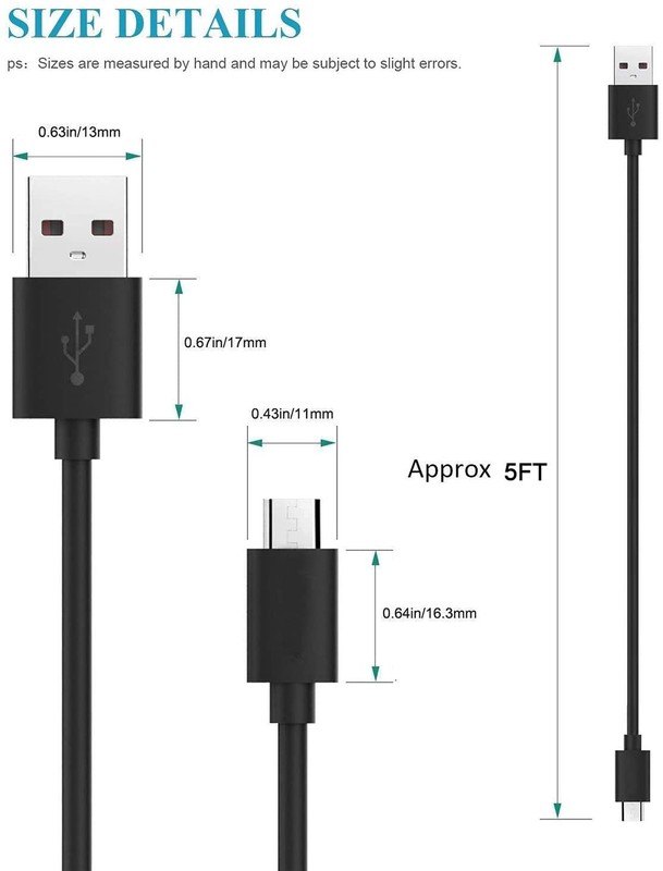 Replacement Micro USB Charging Cable Cord for Simple Human Mirror Compatible ... gallery