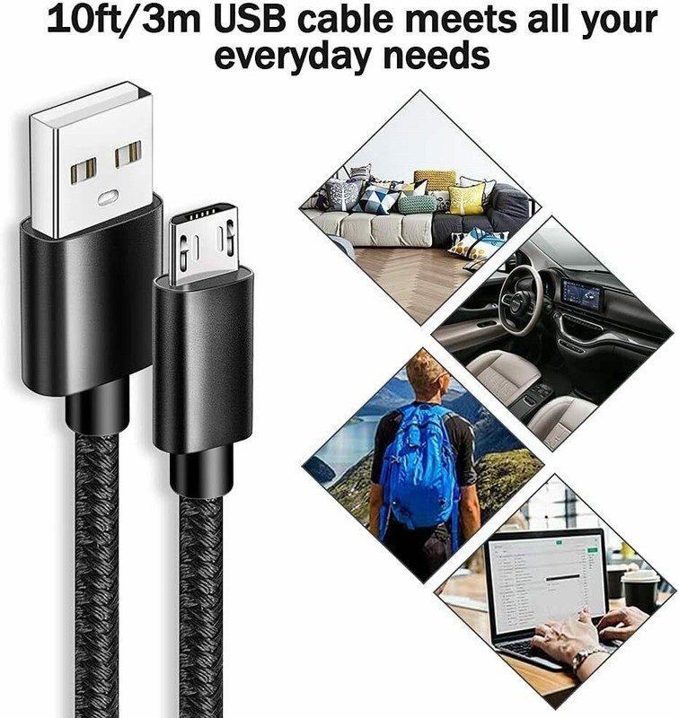 Heavy Duty Micro USB Fast Charger Data Cable Cord For Samsung LOT Android HTC LG gallery