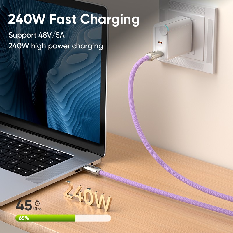 1.2M Phone Lanyard Crossbody USB C Cable, 240W USB C to USB C Cables, Neck Strap gallery
