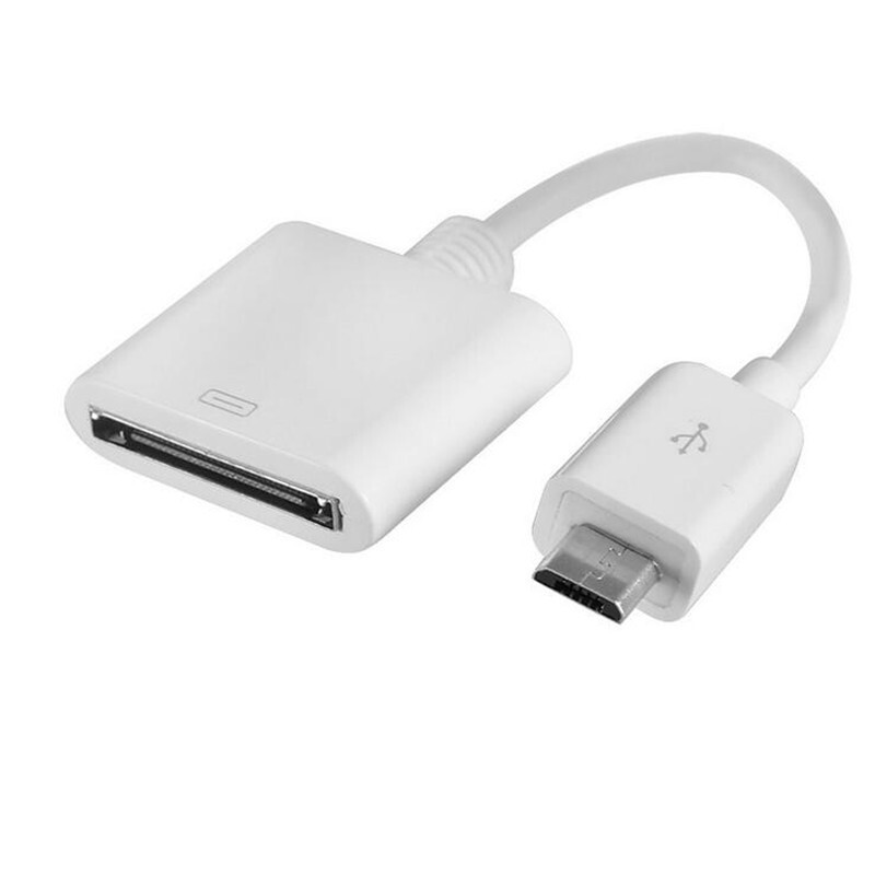 Micro USB Docking 30 Pin Charging Data Adapter Cable for iPhone iPad Tablet gallery