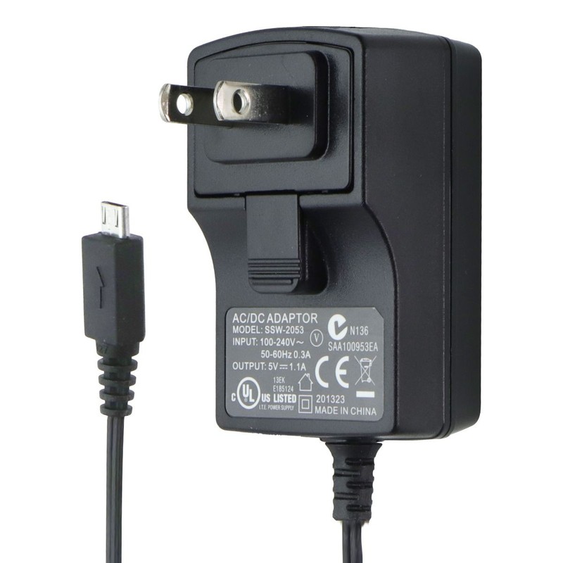 Unbranded (SSW – 2053) 5V 1.1A Wall Charger for Micro USB Devices – Black