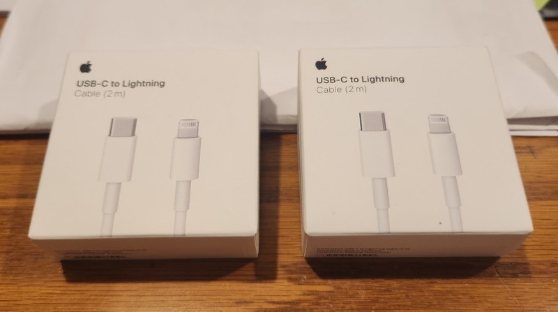2 – 100% Original Genuine Apple Lightning to USB-C Cable 2 meter MW2R3AM/A