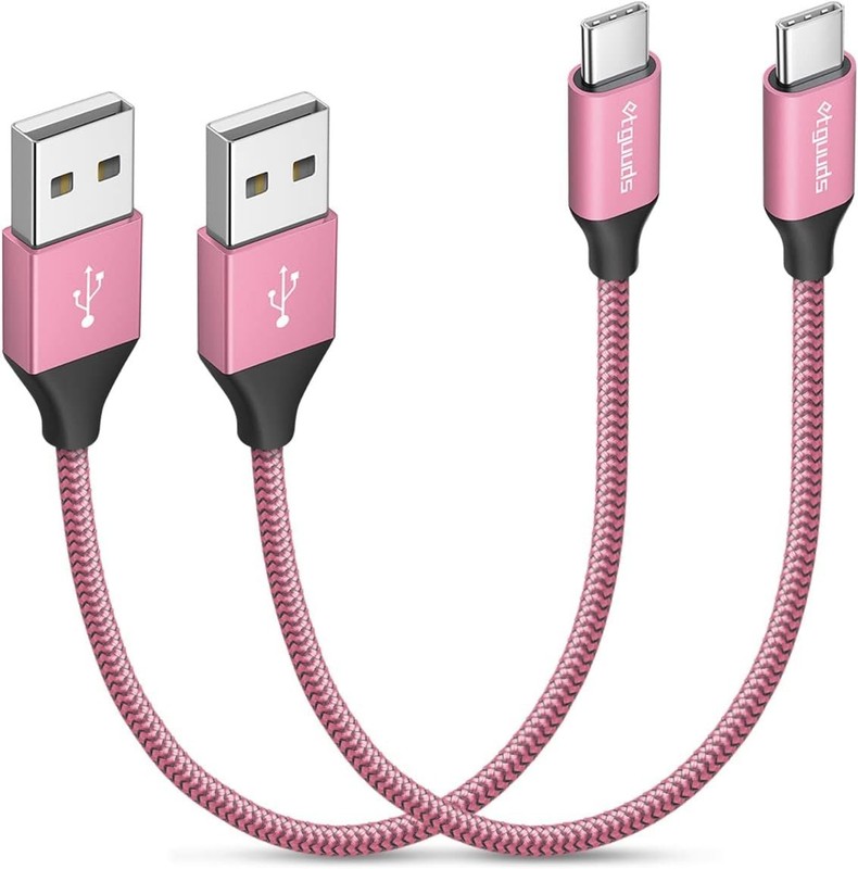 2-Pack USB A to Type C Charger Cord Fast Charging for Samsung Galaxy A17 A16 A15