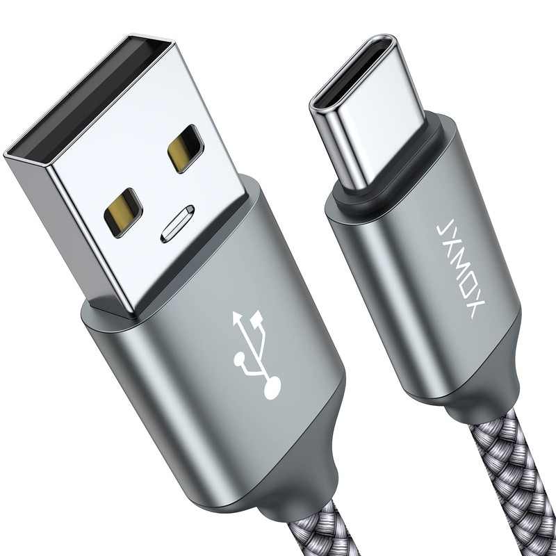 USB Type C Cable USB A to USB C 3A Fast Charging (3.3ft 2 Pack) Braided Charge
