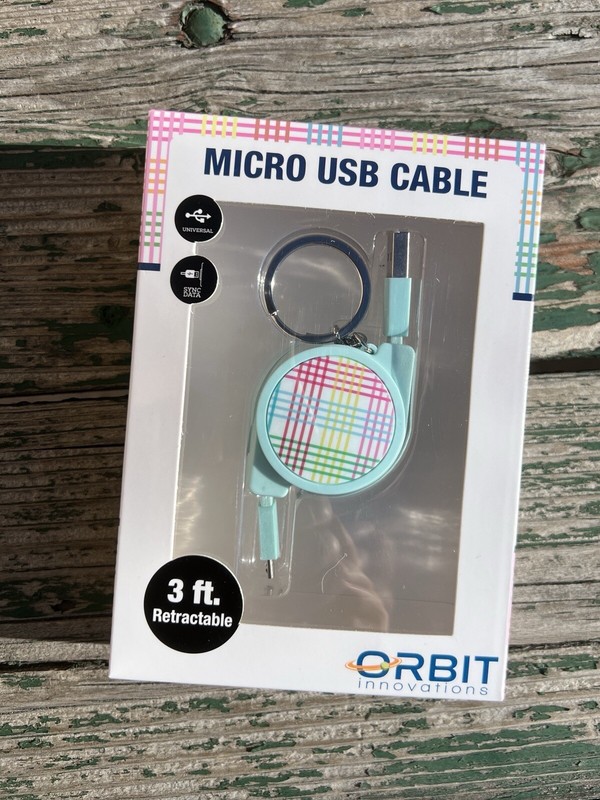 Retractable Micro USB Cable Data Sync Charger Cord For Samsung HTC Android gallery