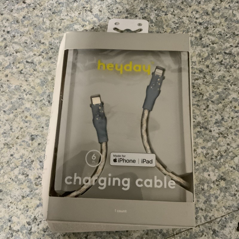 ☀️ Heyday iPhone Cable to USB-C Braided 6 ft for iPhone &