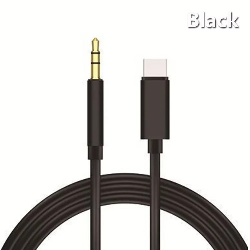 Type C to Aux Cable USB Type-C Male To 3.5mm Cord Car AUX Music Audio Adapter