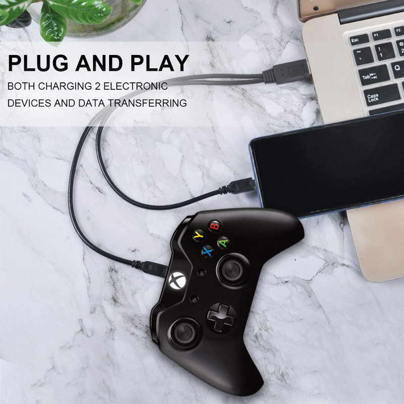 UCEC Dual Micro USB Splitter Charge Cable Power up to Two Micro USB Devices gallery