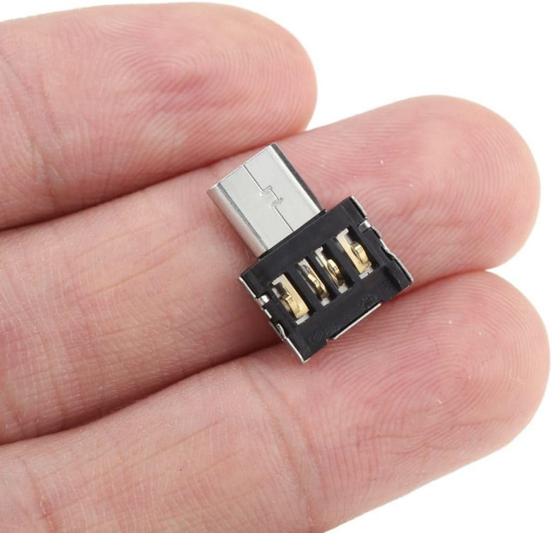 5 Pack Micro USB OTG Adapter Micro USB Male to USB 2.0 Female Ultra Mini Size Co gallery
