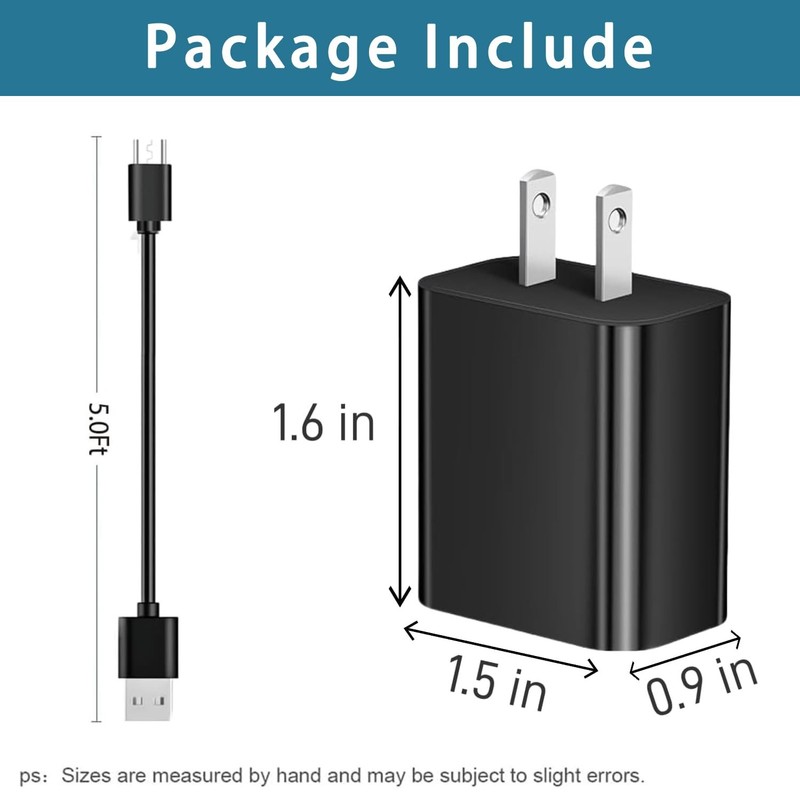 10W Micro USB Power Adapter Charging Cable For Kindle Paperwhite Oasis gallery