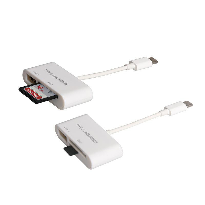 Type C TF SD Micro SD OTG Card Reader For Samsung S23 S10 Huawei P50 P30 LG PC