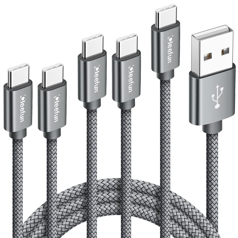 USB Cable, USB to USB Cable, [5 Pack, 3/3/6/6/10 ft] Charger Cable Fast Charg…