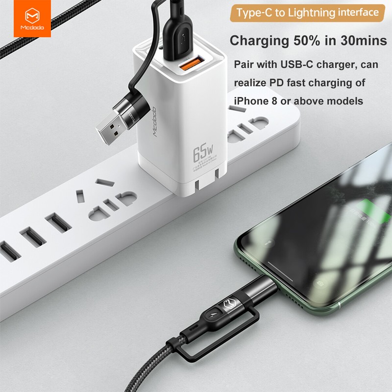 60W PD Type-C/8 Pin USB Cable Charger for iPhone 17 16 15 14 Samsung S26 S25 S24 gallery