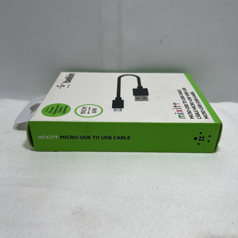 Belkin MIXIT 6 Inch Mini - Micro USB to USB Cable Black for Phones and Tablets gallery