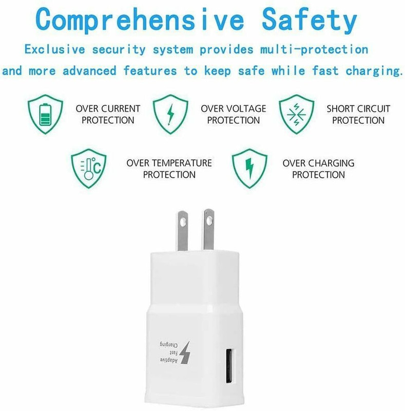 Adaptive Fast Charging Wall Charger Adapter For Samsung Galaxy A01 A21 A51 A71 gallery