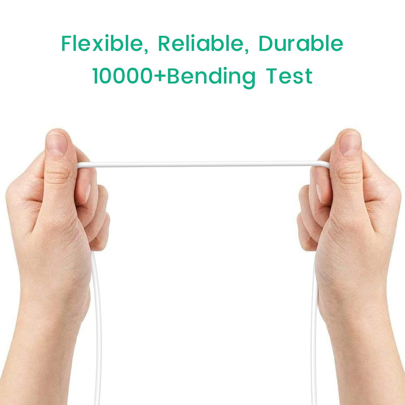 10-Pack White Micro USB Cable 6Ft - Bulk Old Android Phone Charger Cord | gallery
